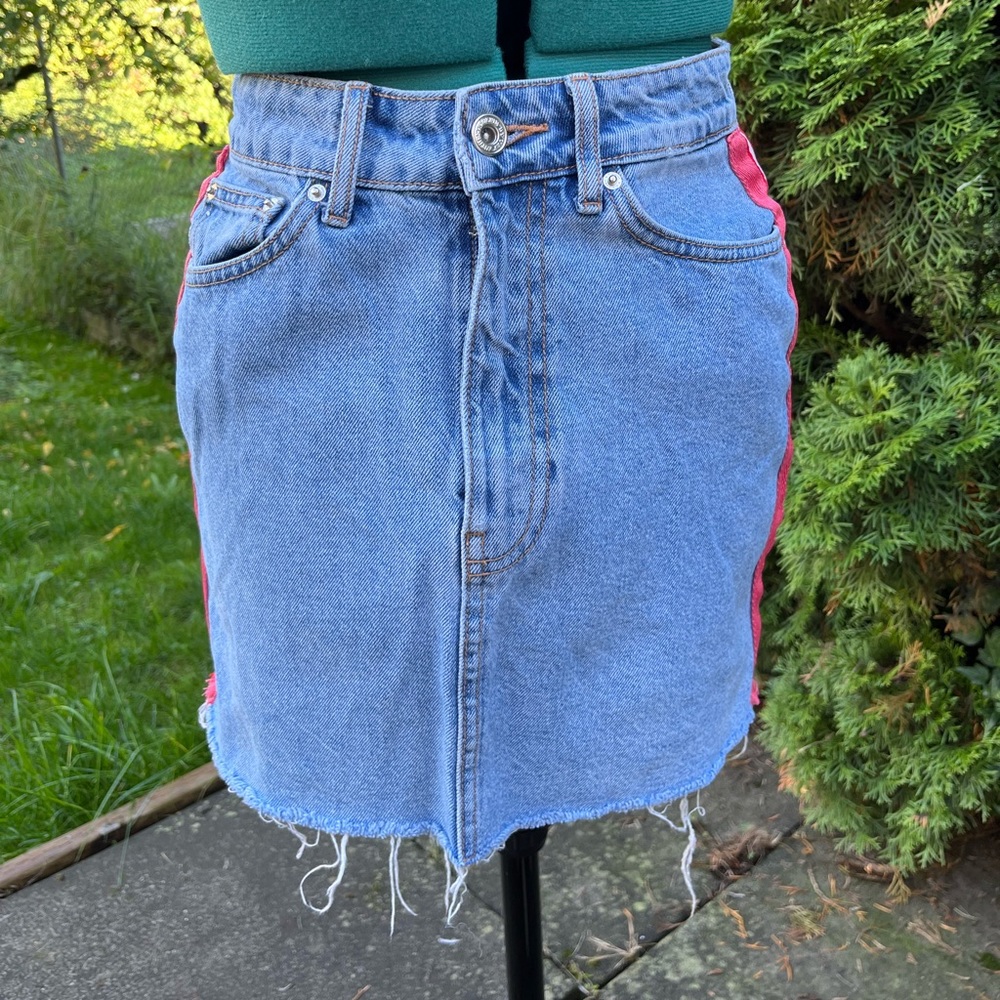 Zara Authentic Denim Short Skirt